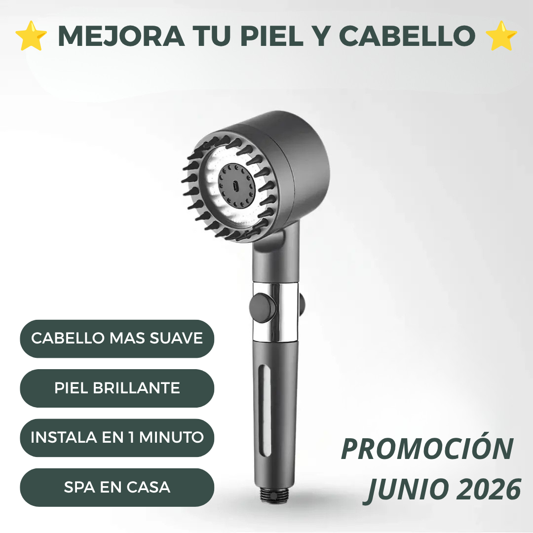 ShowerVit™ - Ducha Hidromasaje Cuidado Piel y Cabello (Instalación en 1 minuto)